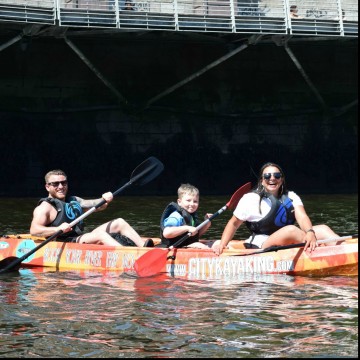 Image for Family Kayaking Experience for 2 Adults and 1 kid